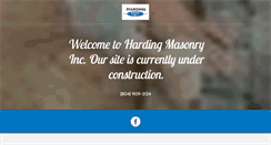 Desktop Screenshot of hardingmasonry.com